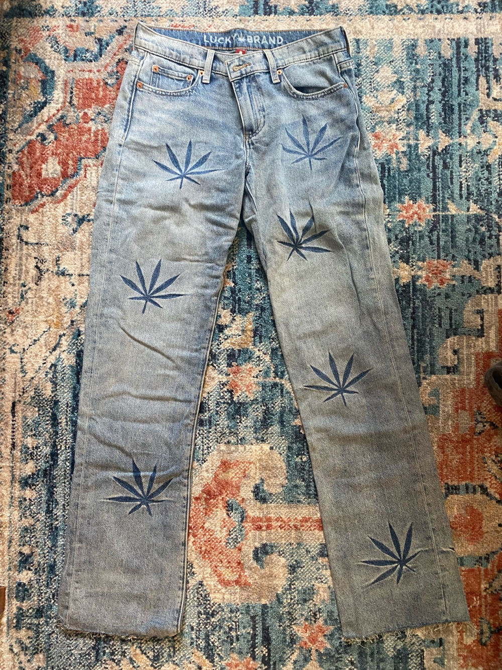 Lucky Brand Pot Leaf Jeans